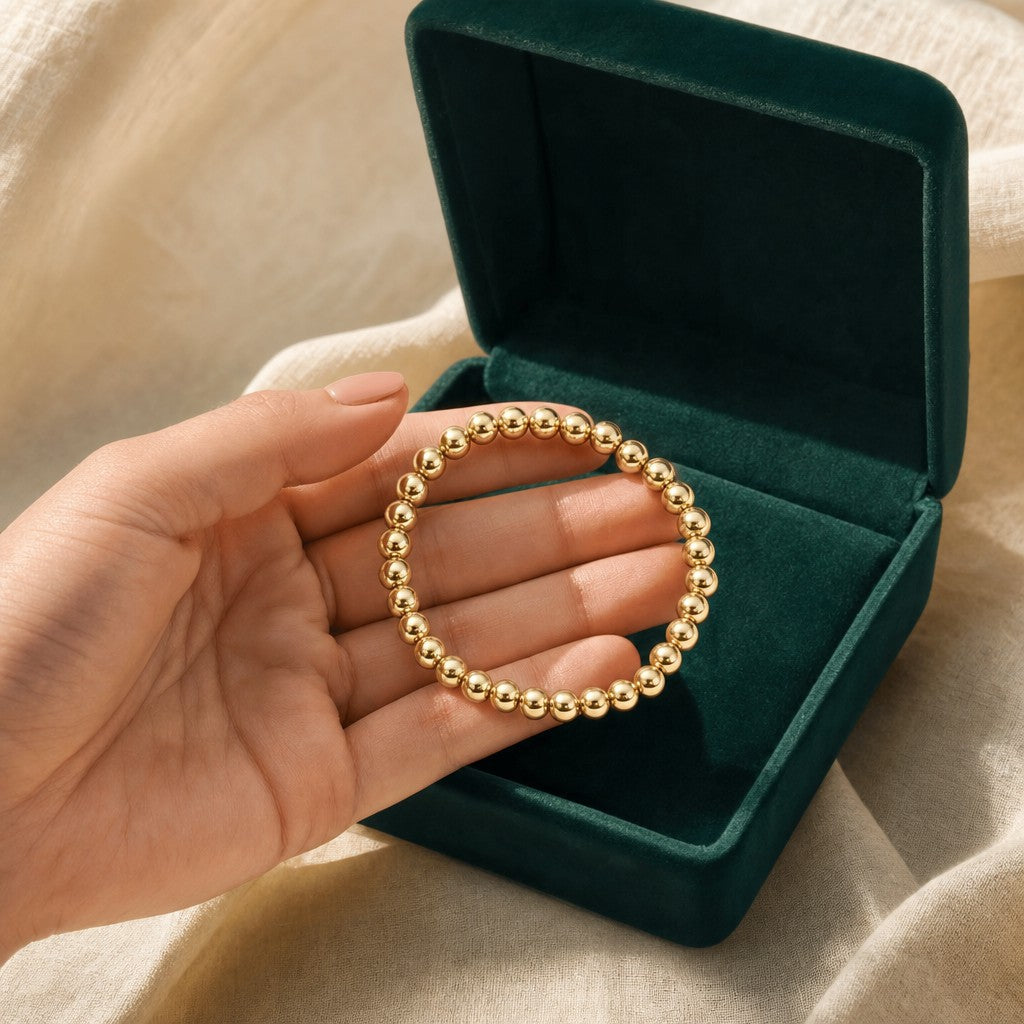 Tasbih Bracelet presented in an plum velvet gift box