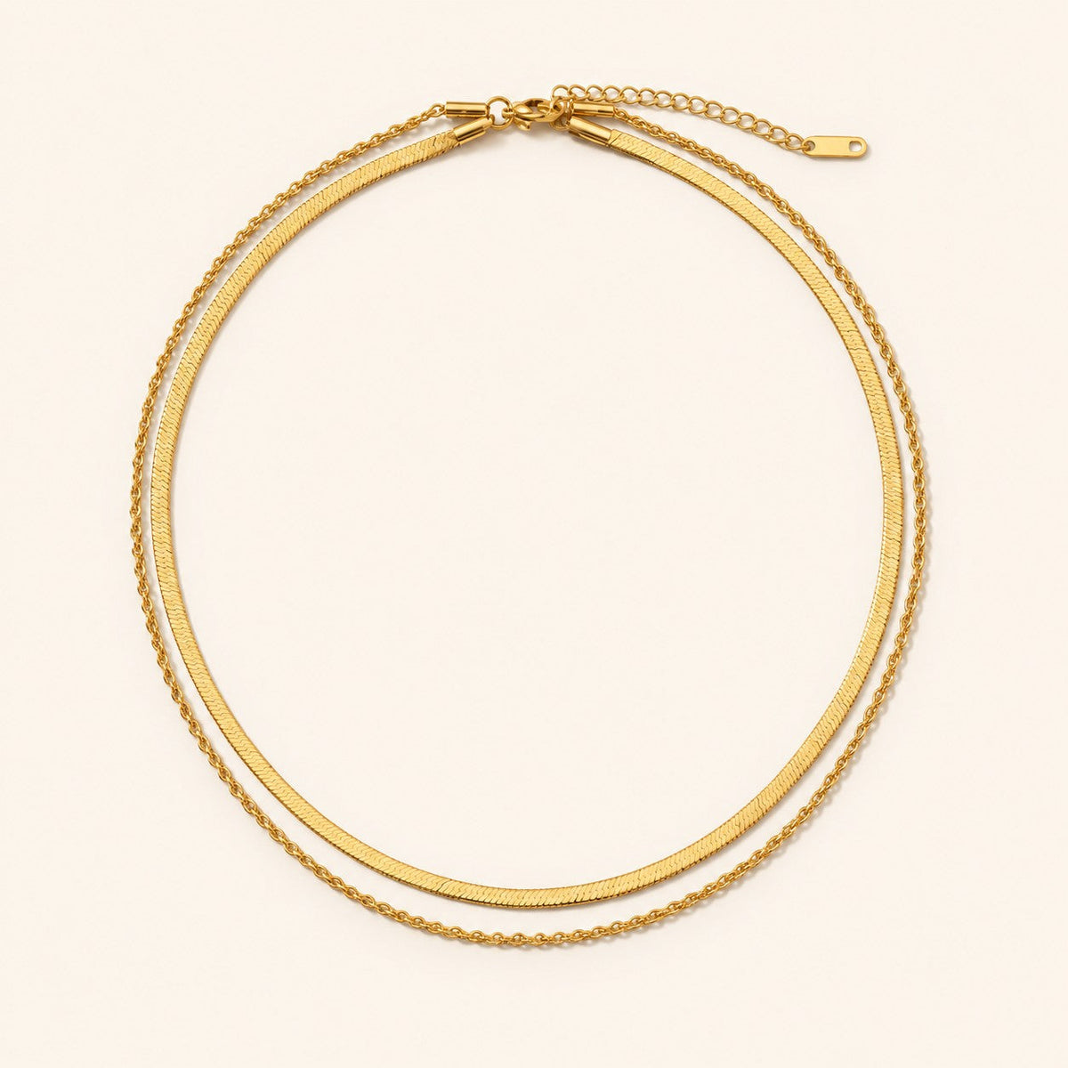 Luna Chain, gold finish