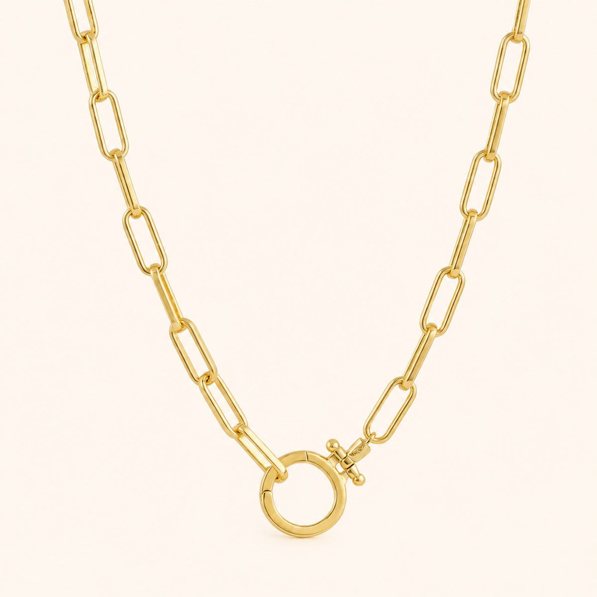 Parker Necklace, gold finish