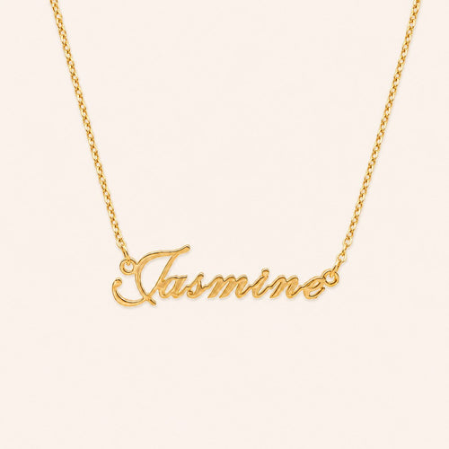English Custom Name Necklace